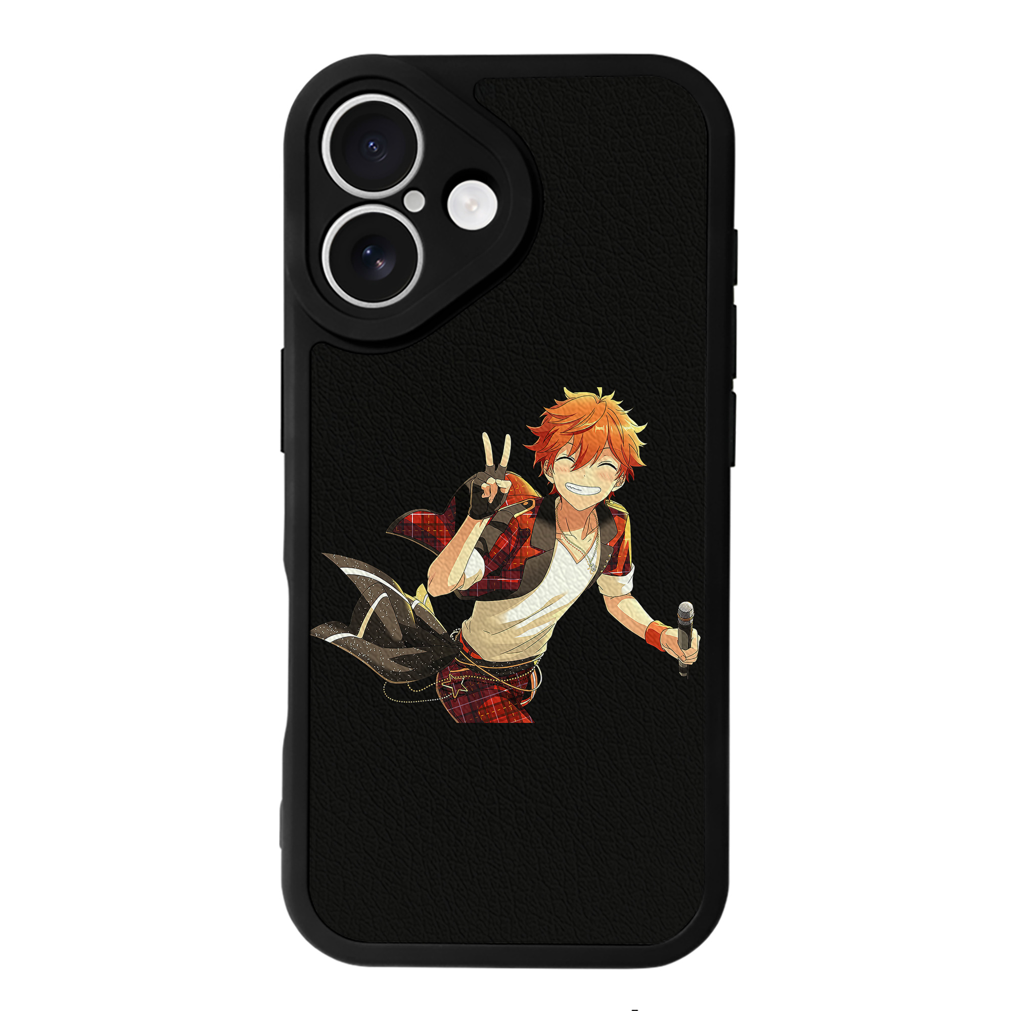 （画像用） あんさんぶるスターズ! Ensemble Stars 【iPhone 16シリーズ対応】シリコンスマホケース（レザー調） 材質：シリコン
